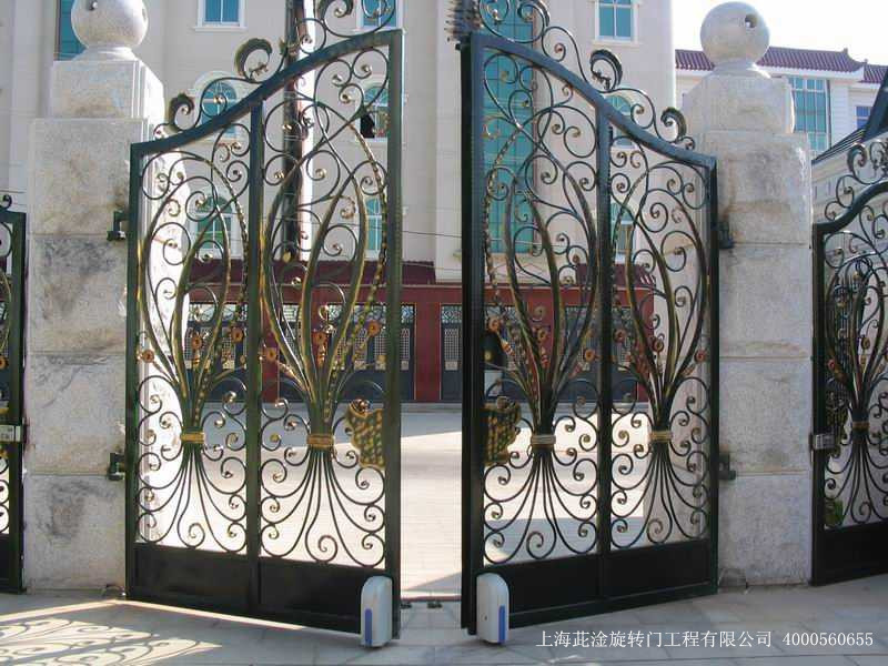 别墅铁艺大门、庭院门D