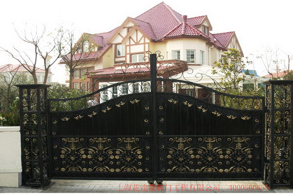 别墅铁艺门、庭院门B